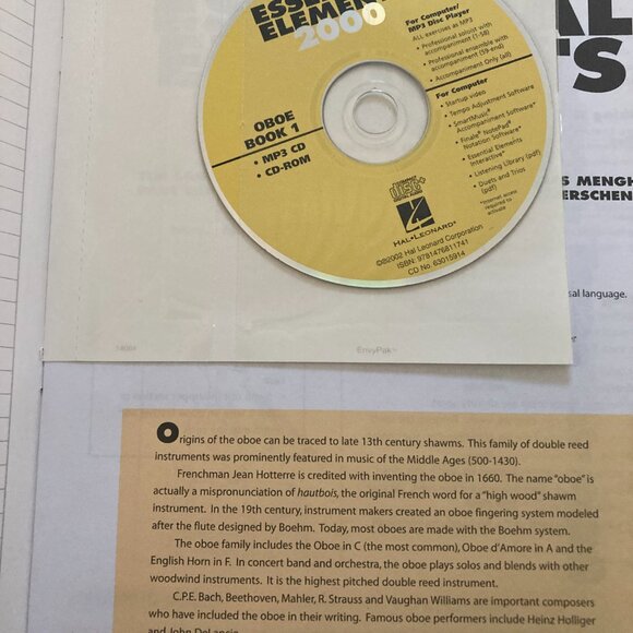 ESSENTIAL ELEMENTS for Band - Oboe - Book 1 With CD - Picture 2 of 3